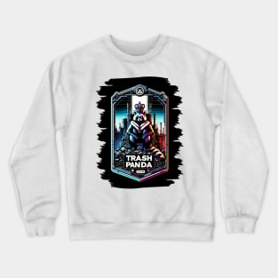 Regal Raccoon: Monarch of the Metropolis Crewneck Sweatshirt